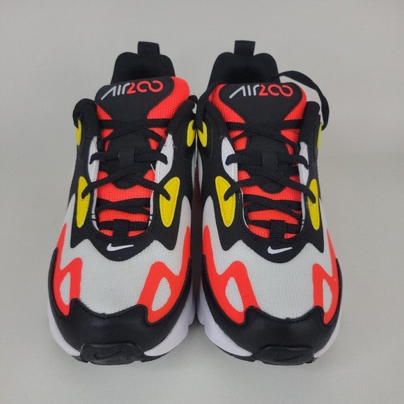 Nike Air Max 200 Running Atlhetic Shoes Black White - Picture 4 of 12